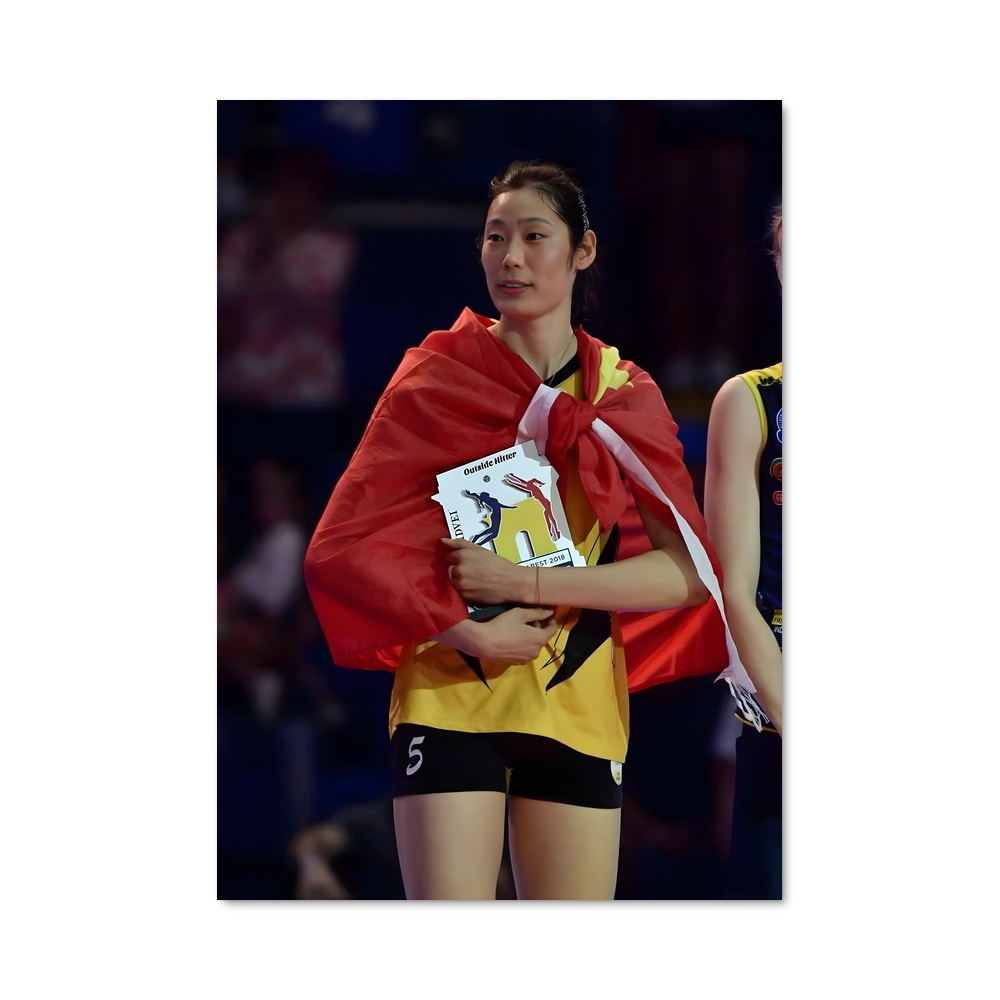 Poster Zhu de ting – affiche Volleyball